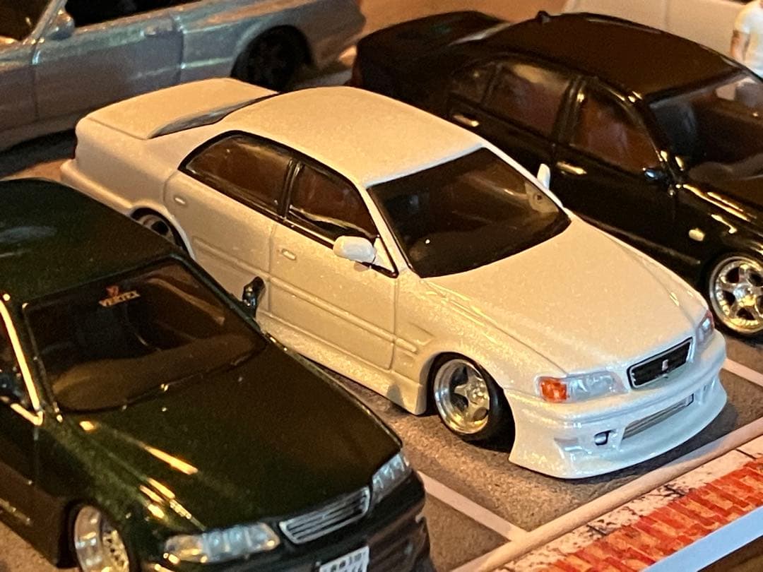 トヨタ　チェイサー　改造　ミニカー　jzx100