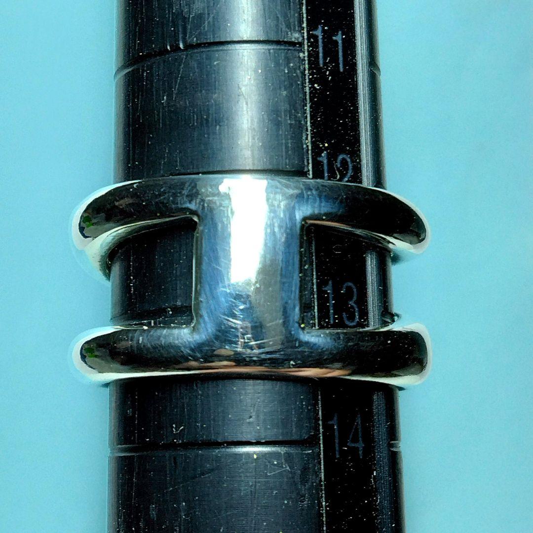 ティファニーダイアゴナルリング 13号　新品仕上げ　無傷未使用に近い