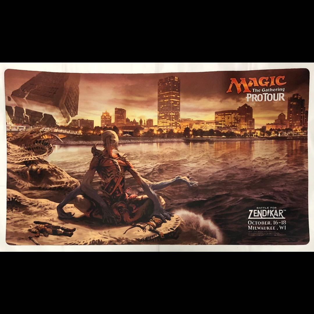 mtg プレイマット プロツアー 戦乱のゼンディカー ウラモグ エルドラージ
