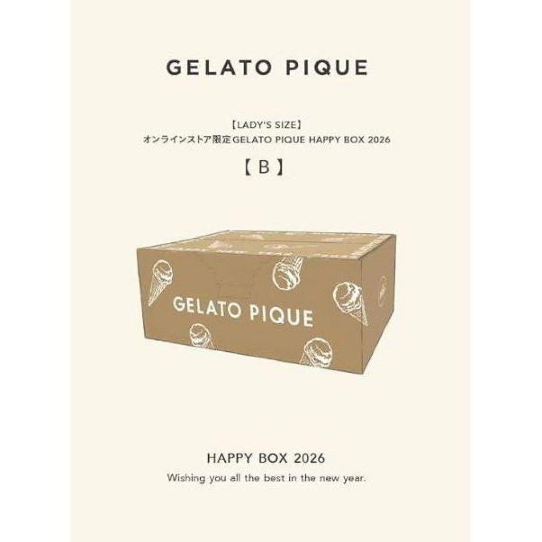 【新品未開封】 ジェラートピケ 2026 HAPPY BOX B 福袋