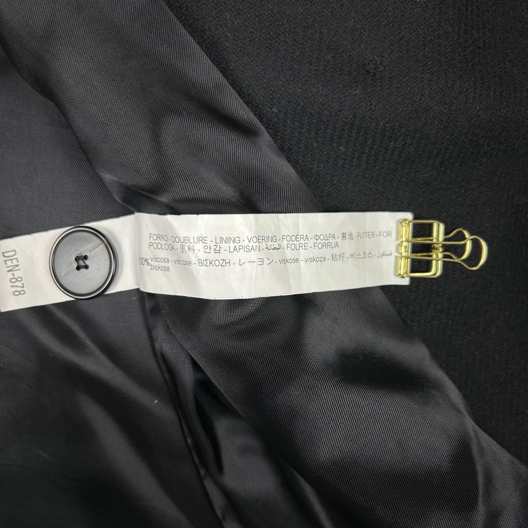 人気モデル♡ZARA MANTECO ダブルチェスターコート ブラック 大きい