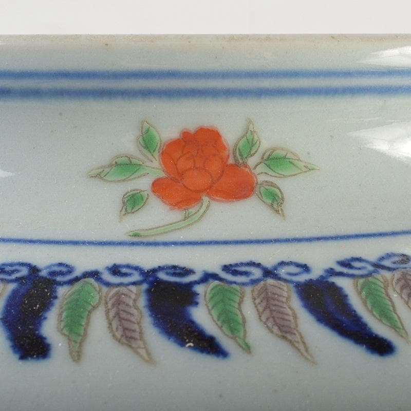 中国　大明萬暦年製　五彩　神獣文　壷　高さ約34cm　V　R7165F