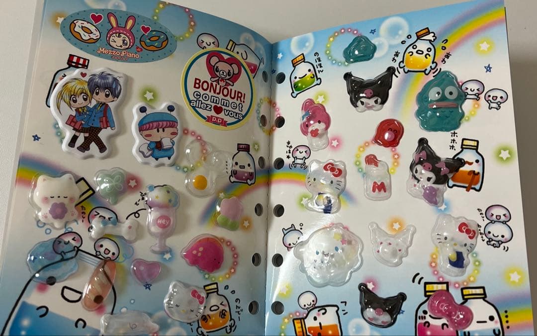 シール帳 完成品 平成女児 サンリオ しずくちゃん ボンボンドロップ 引退品