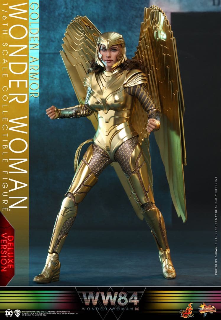新品　ワンダーウーマン ゴールドアーマー版 ボーナスアクセサリー付　ホットトイズ