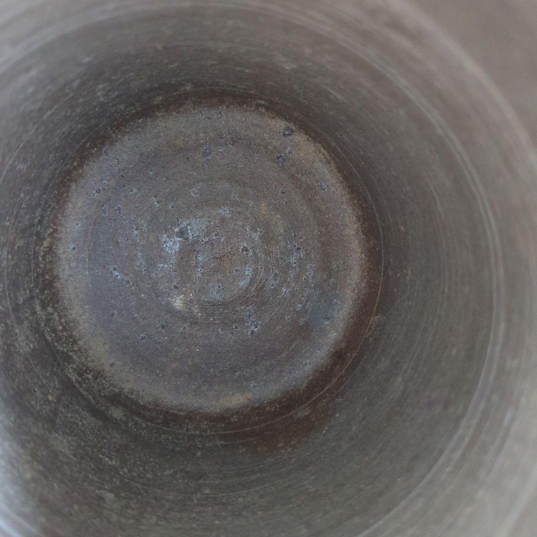骨董品　陶芸　茶道具　備前焼　水指 細水指　宝山窯　森善一郎（陶号　宝山）