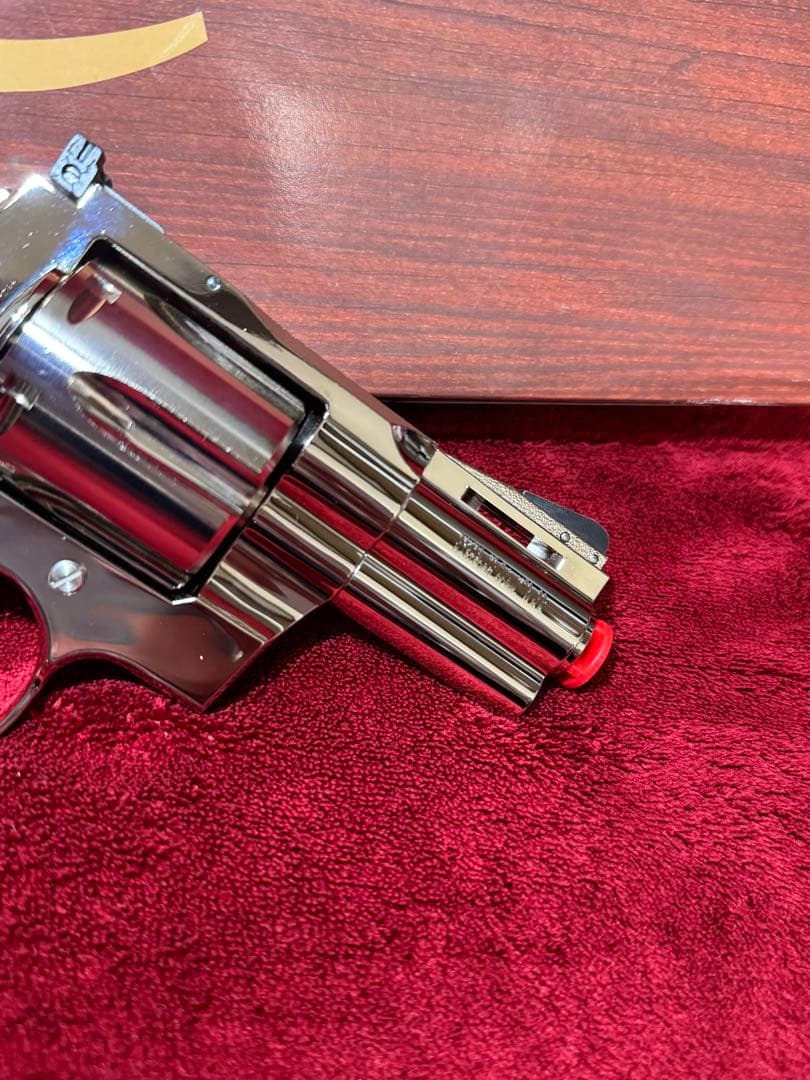 タナカ　コルトパイソン2.5インチ　ニッケルフィニッシュ　Rモデル　ガスガン