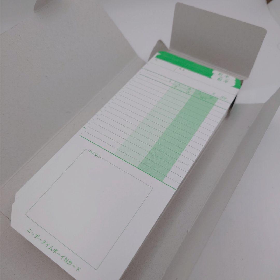 NIPPO タイムレコーダー (タイムボーイ8プラス）タイムカード付き！