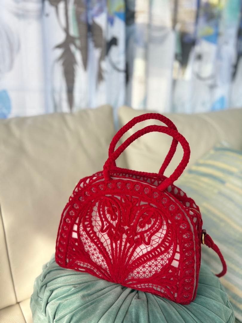 マメクロゴウチ mame kurogouchi コード刺繍バッグ