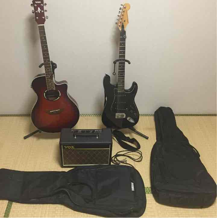 YAMHAAPX500 エレアコ  Juno エレキギター VOXアンプ