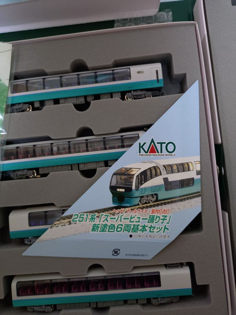 Nゲージ KATO 室内灯付き　スーパービュー踊り子　251系　10両セット