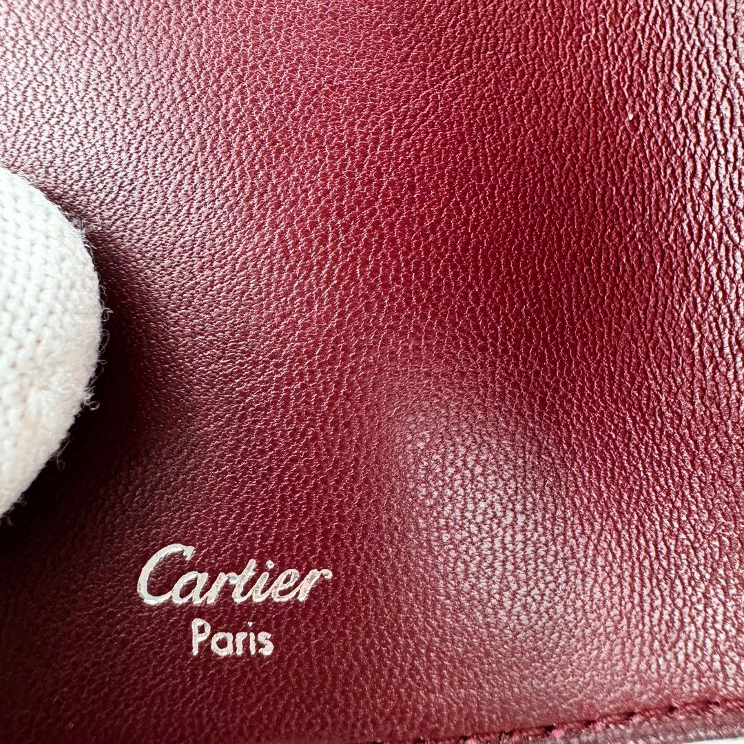 極美品✨Cartier カルティエ　6連キーケース　ブラック　本革
