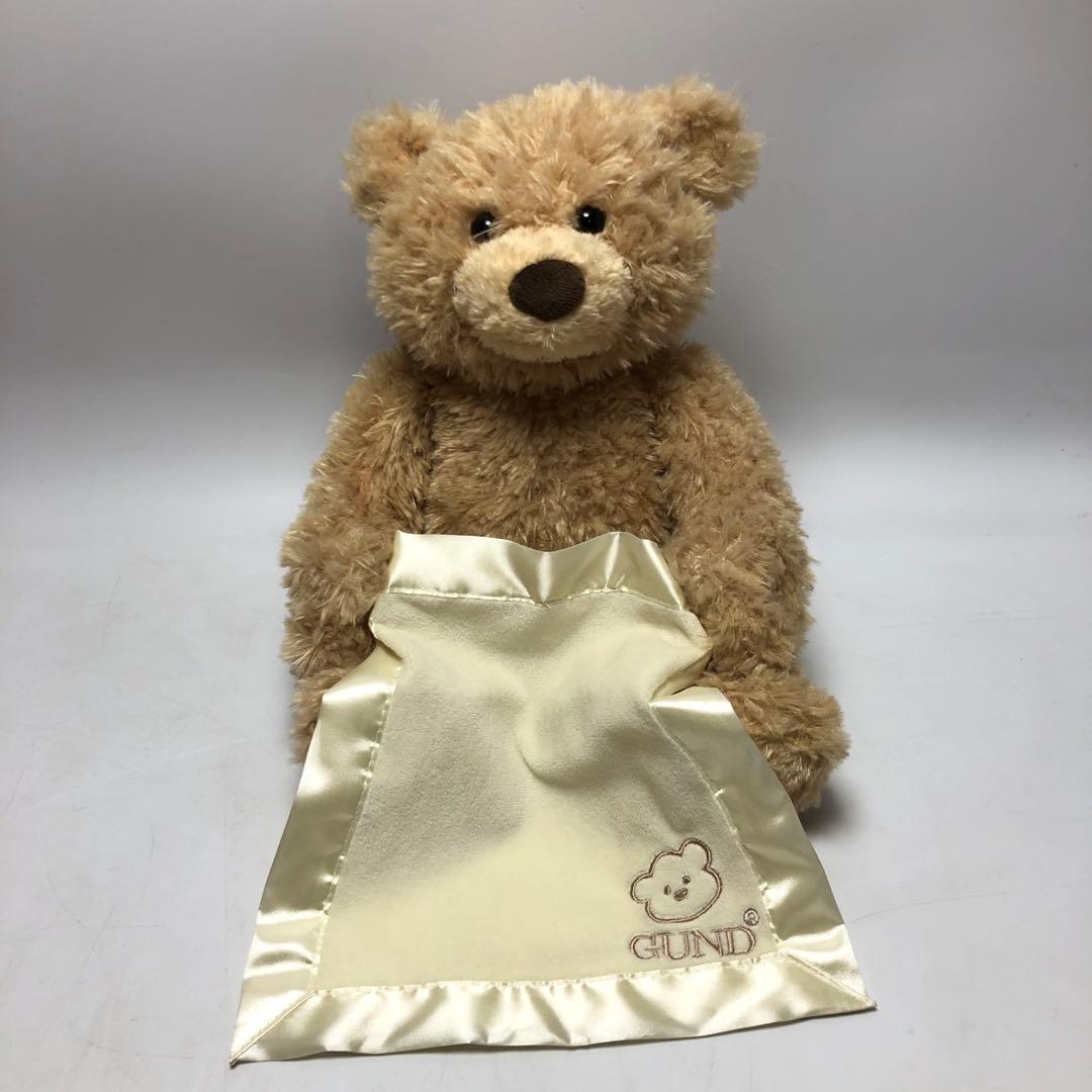 動作OK 日本語版 GUND製 ピーカーブーベア いないいないばあ ぬいぐるみ