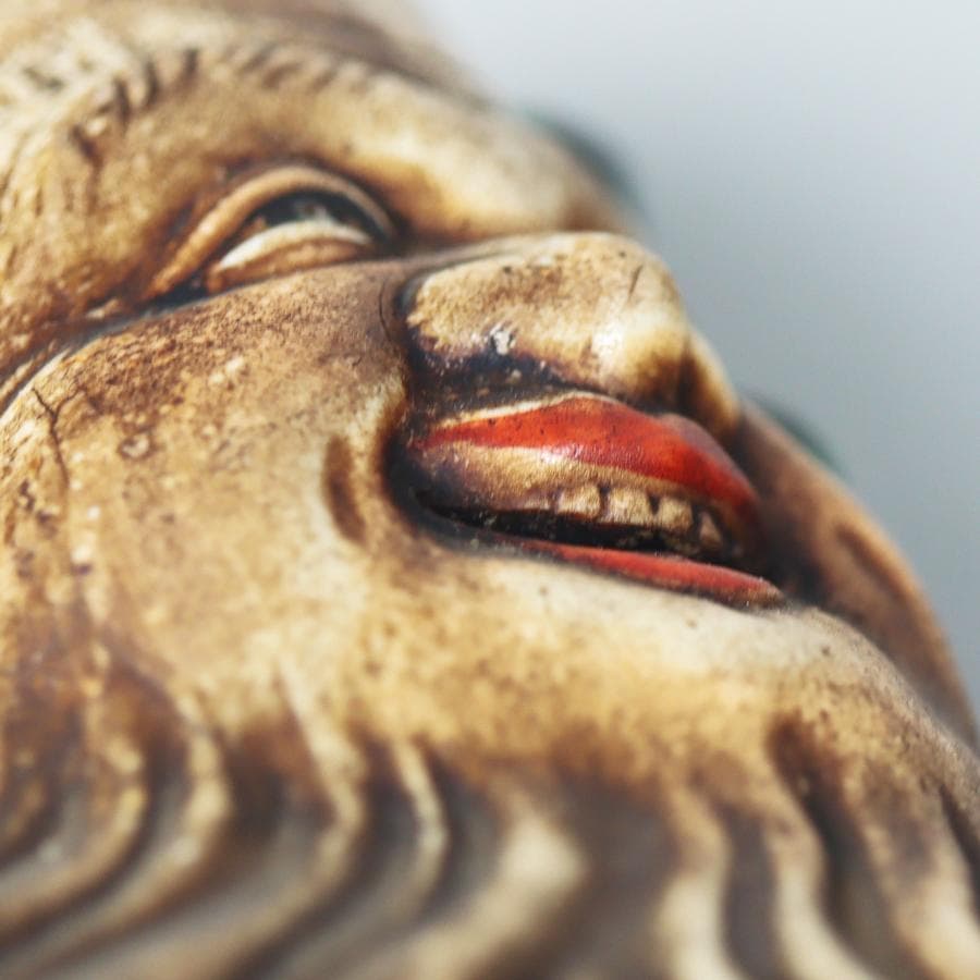 賢人像 37cm 福禄寿 福の神 置物