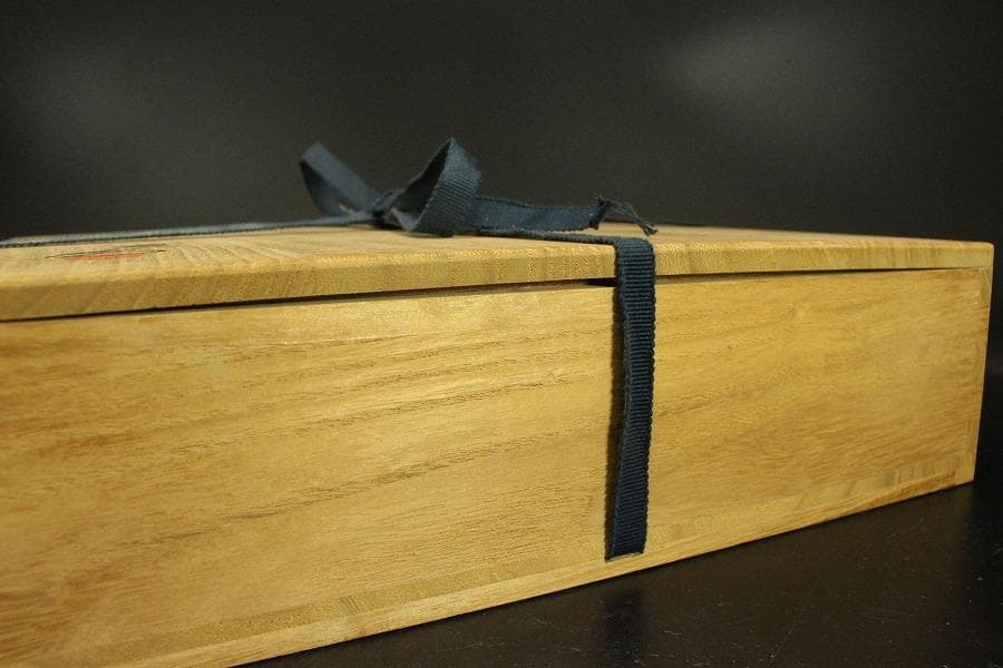 九谷 呉須赤絵 飾皿 φ32.2cm 共箱 作家物 未使用(ZE593)