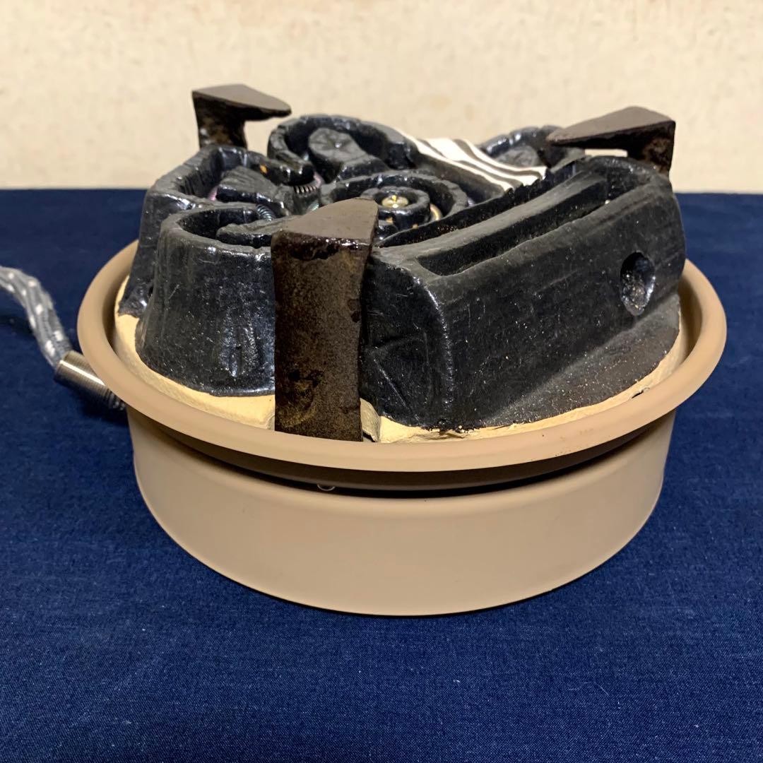 置炉 炉釜 電熱器 人間国宝佐藤浄清造 野々田電熱器 茶道具 お点前道具