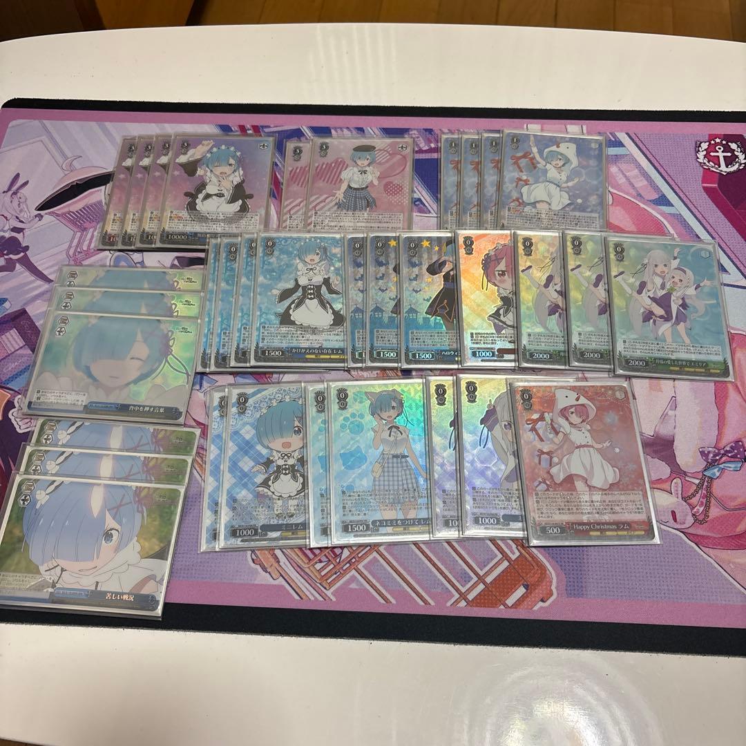 ヴァイスシュヴァルツ WS デッキ　ホイル　リゼロ　reゼロ　8門