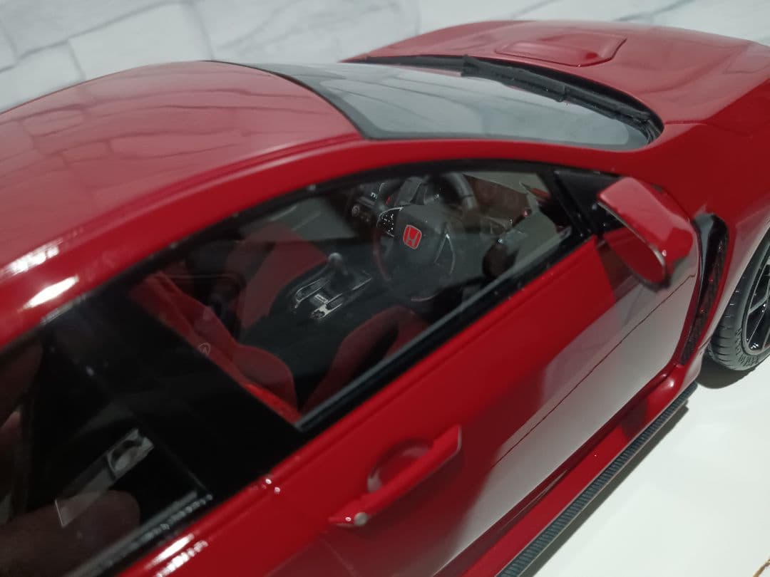 1/18 シビック　タイプR　FK8 ミニカー　40台限定　ディーラー品　レッド