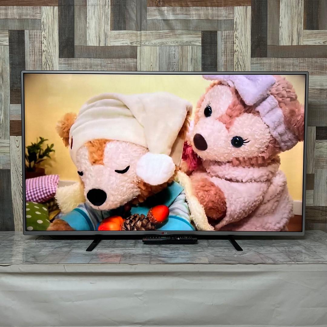 即日受渡❣️全国送料込LG 55型smartテレビNetflix◎新品リモコン付