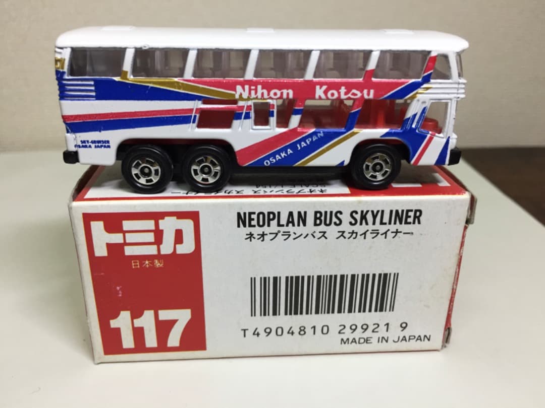 ○[1988年希少状態良し] トミカ 117 ネオブランバス スカイライナー