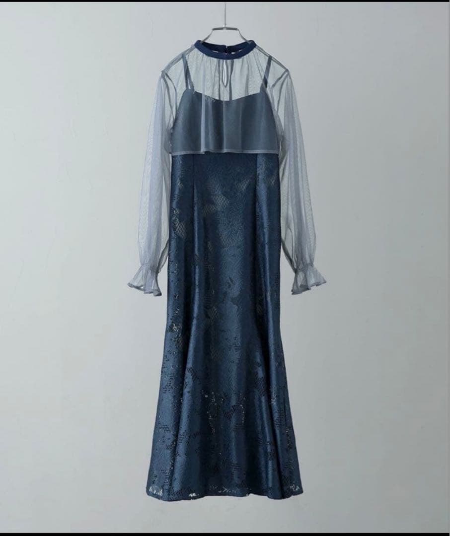 3wayシフォンボレロ&レースキャミドレス　ドレス　オケージョン　Mサイズ