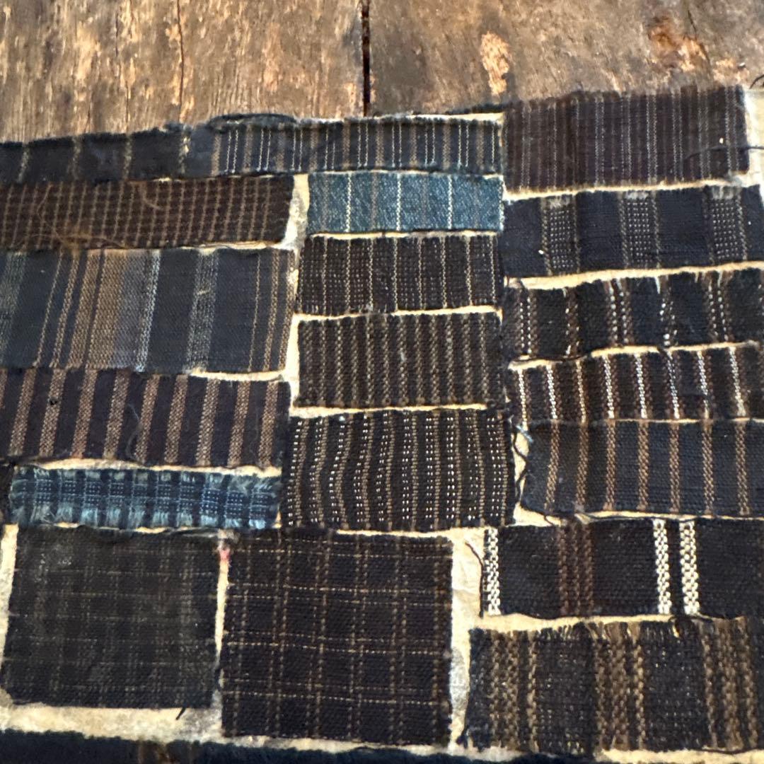 希少◆縞帳　古布　縞　襤褸