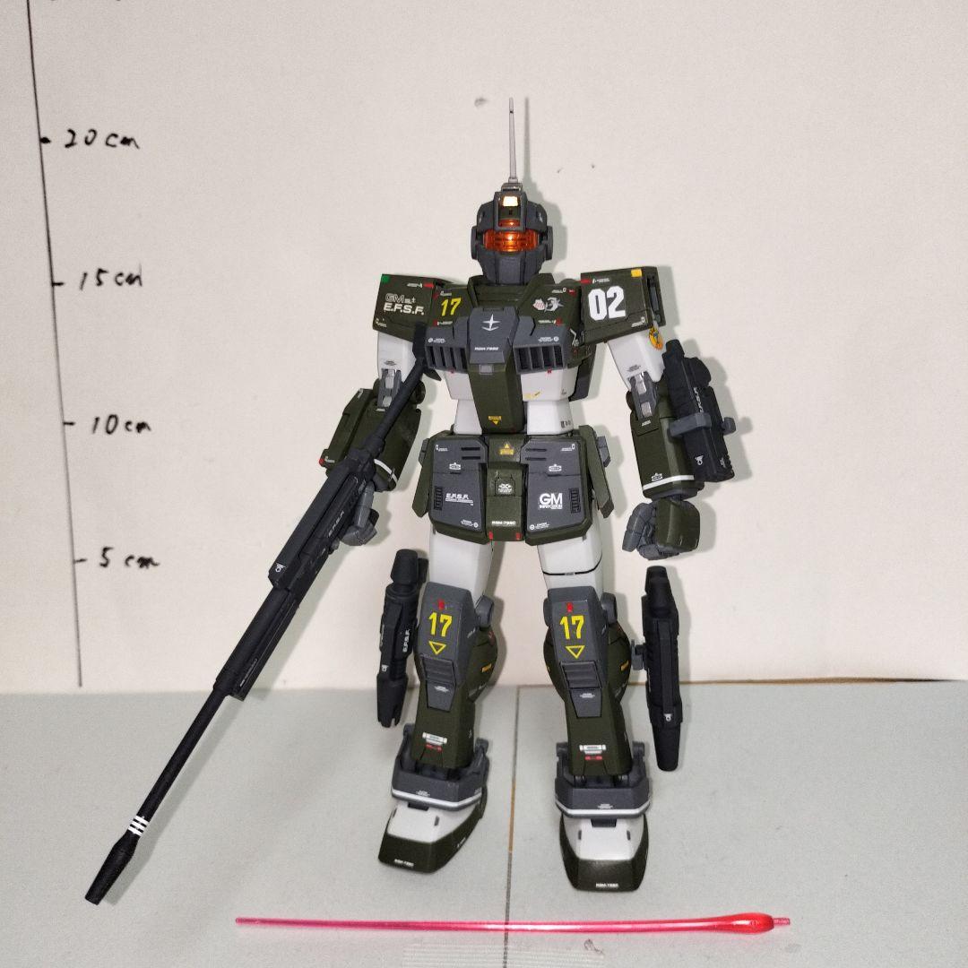 MG 1/100 プレバン限定 ジム・スナイパーカスタム 塗装完成品 ガンプラ