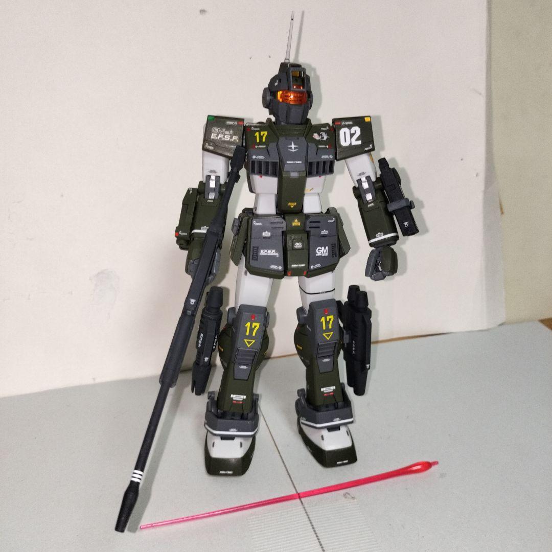 MG 1/100 プレバン限定 ジム・スナイパーカスタム 塗装完成品 ガンプラ