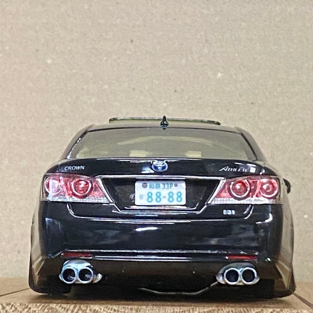 プラモデル完成品　アオシマ 1/24 214クラウンアスリート後期