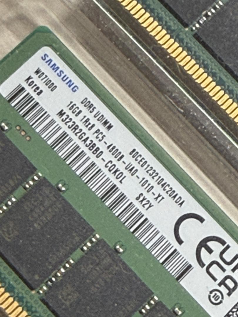 Samsung メモリ DDR5 4800MHz 32GB (16GB×2)