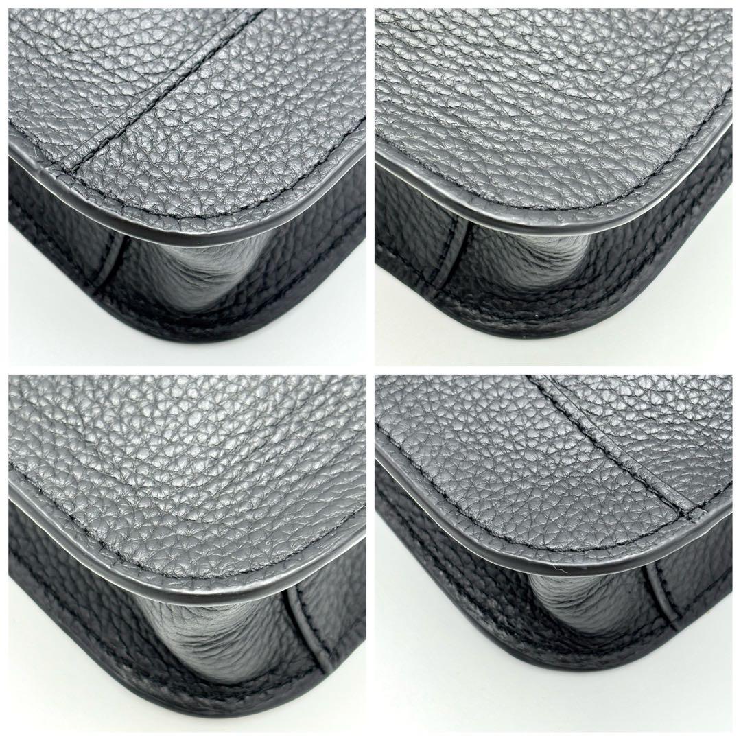 【美品】MICHAEL KORS マイケルコース　ショルダーバッグ　レザー　黒色