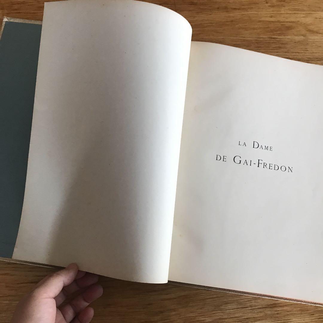 フランスアンティーク 19世紀の絵本！1884年アールヌーボー洋書 古書 古本