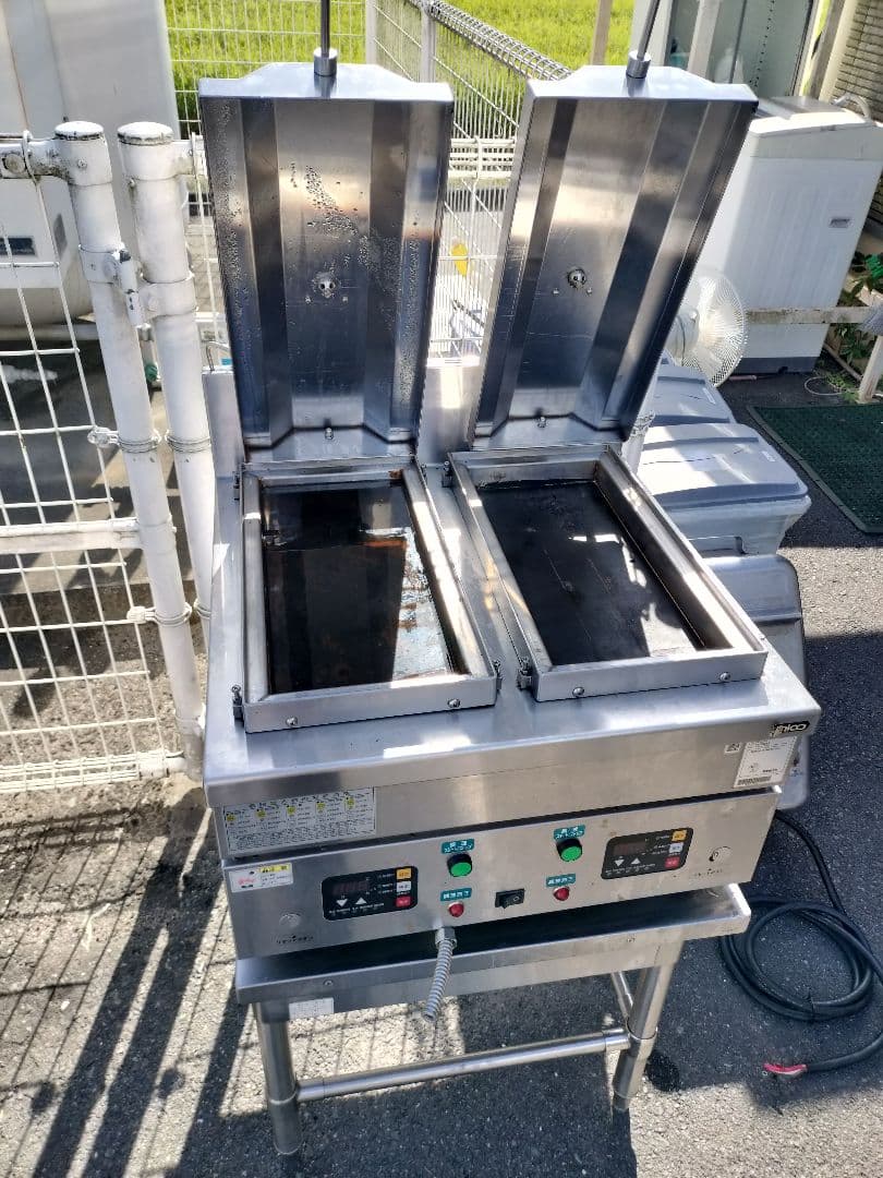 餃子　電気　単相200　グリラー　2連