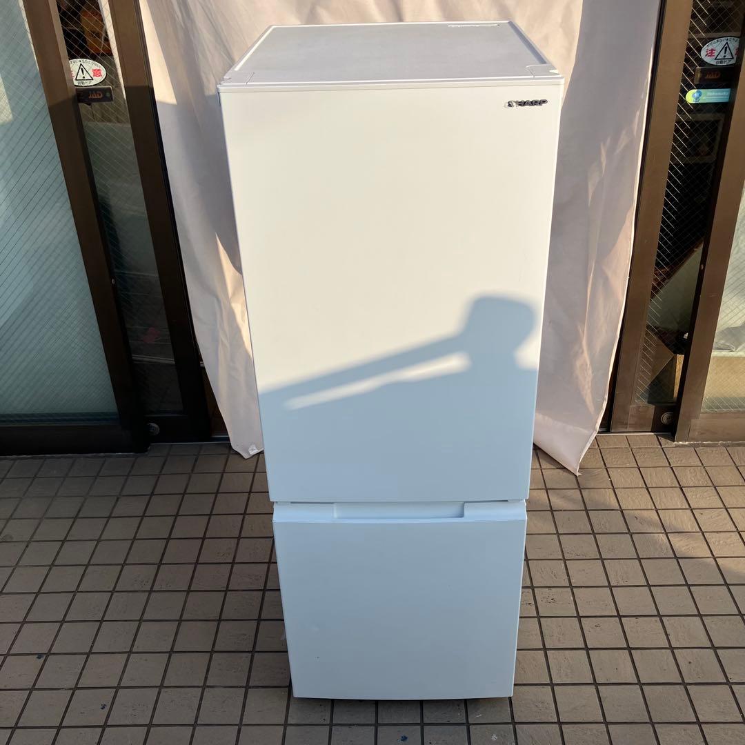 2023年製 SHARP シャープ 冷凍冷蔵庫 SJ-D18J-W 白 ホワイト