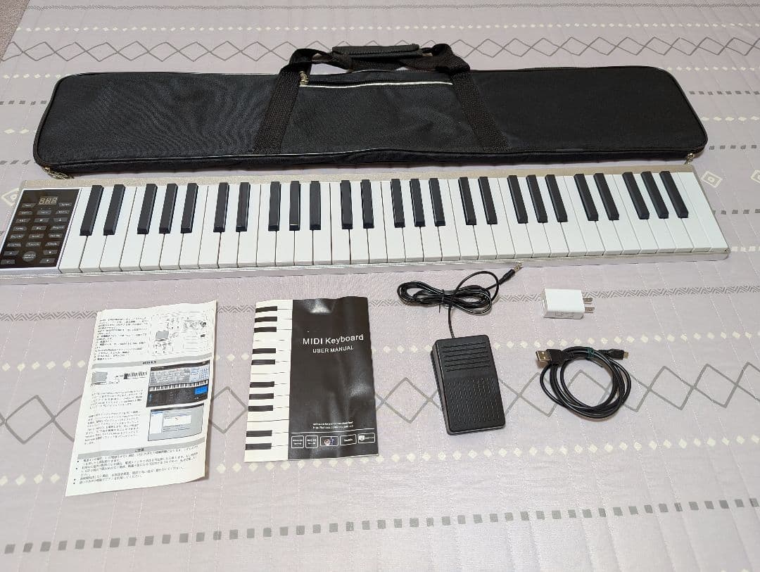 MIDIキーボード 61鍵 USB接続