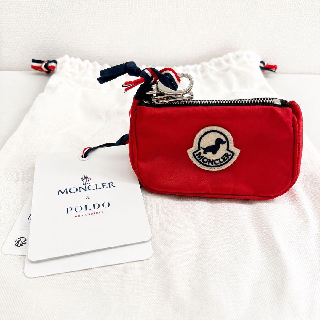 ドッグ ポーチ 犬 MONCLER モンクレール サケッティ レッド 赤 バッグ