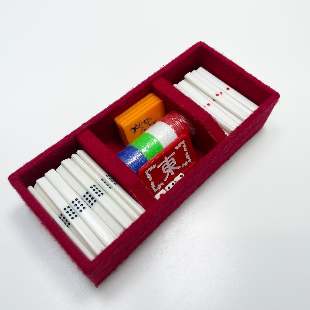 希少 ミズノ丸一 高級麻雀牌 天山 金彩色 レトロ