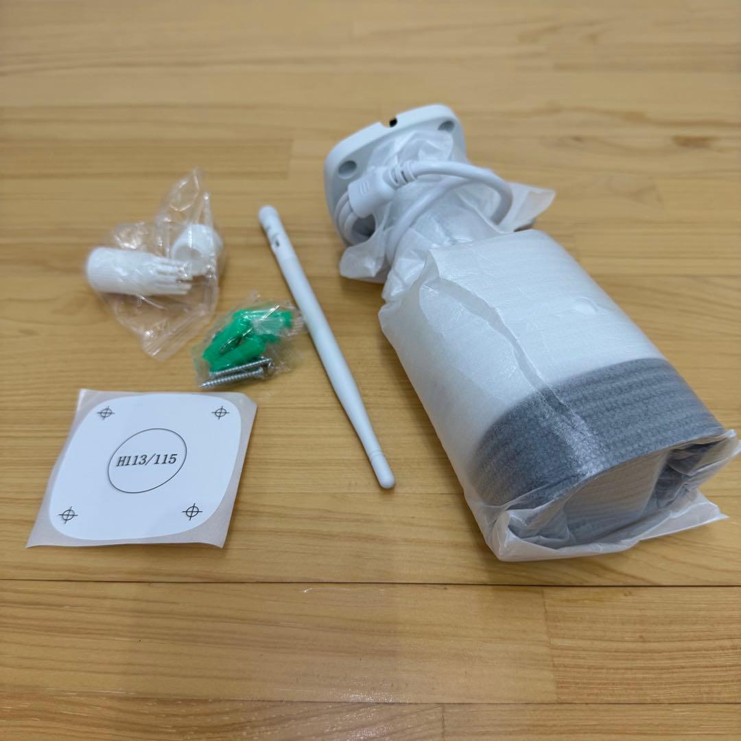 防犯カメラ 12インチLCD液晶モニタ一体型NVR ワイヤレスカメラ4台セット