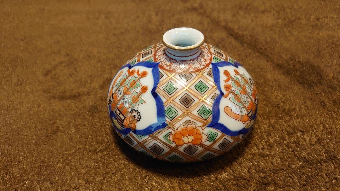 古伊万里　伊万里　大聖寺伊万里　花入　１客