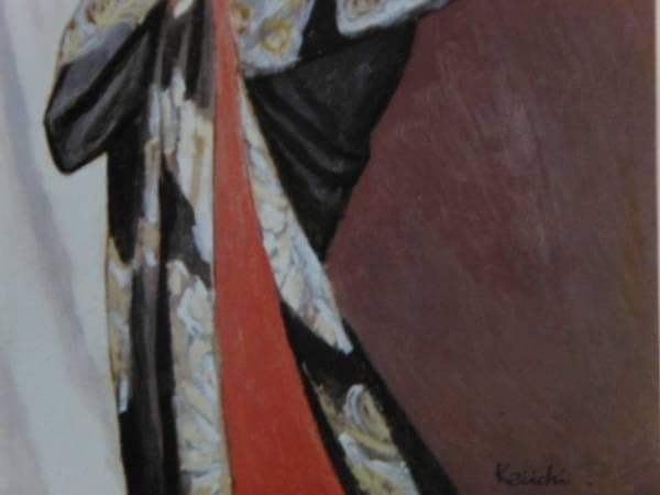 高沢圭一、蝶、高額画集より、版上サイン、新品額付、綺麗