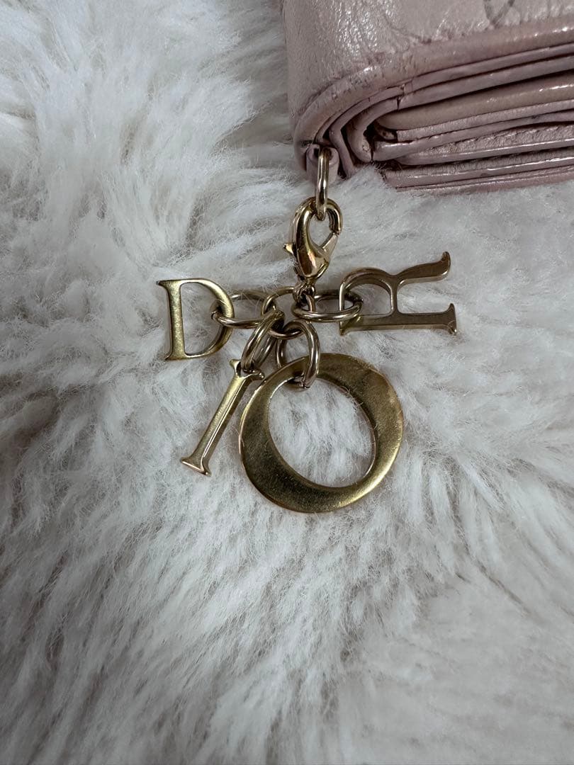Christian Dior 三つ折り財布 ピンク