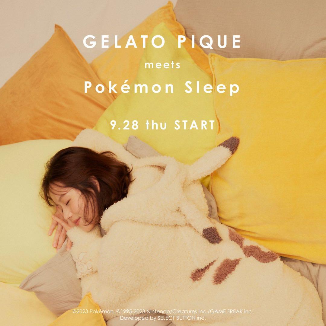 ジェラートピケ　ポケモンスリープ　ピカチュウ　レディース　フリーサイズ