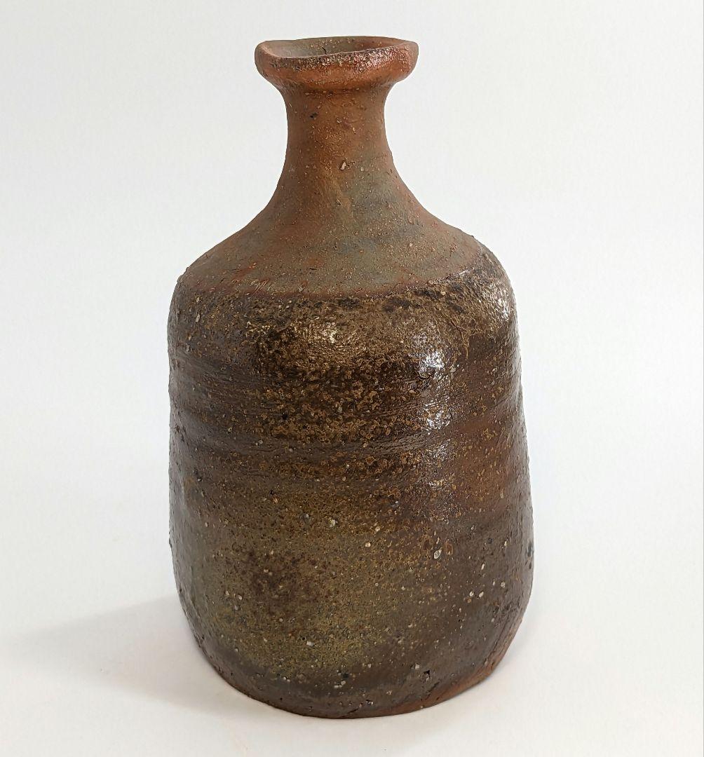 金重愫 備前焼 徳利 共箱 円山窯 酒器 とっくり 食器 工芸品 日本酒 緋襷