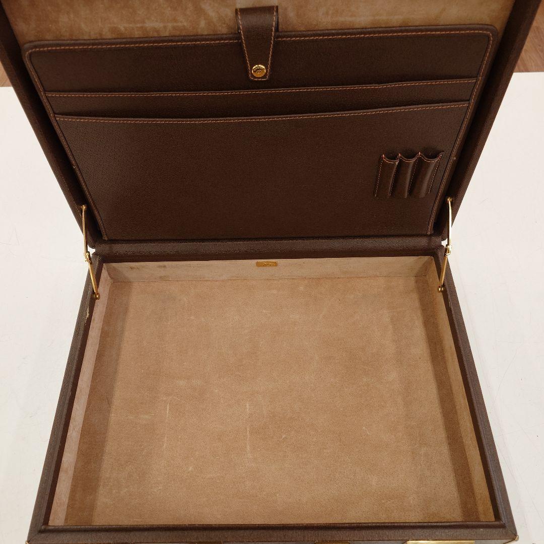 オールドグッチ　GUCCI　ヴィンテージ　アタッシュケース　シェリー