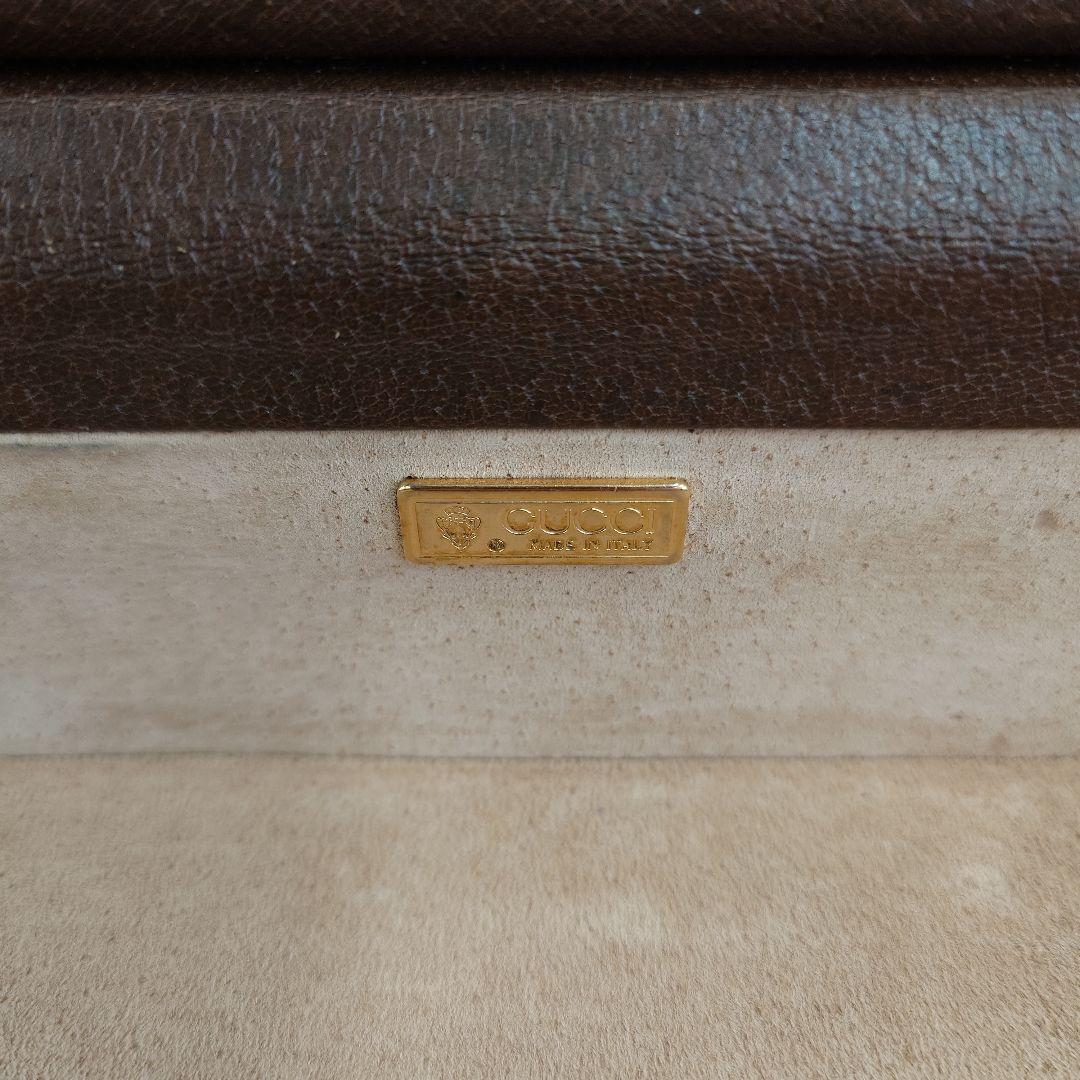 オールドグッチ　GUCCI　ヴィンテージ　アタッシュケース　シェリー