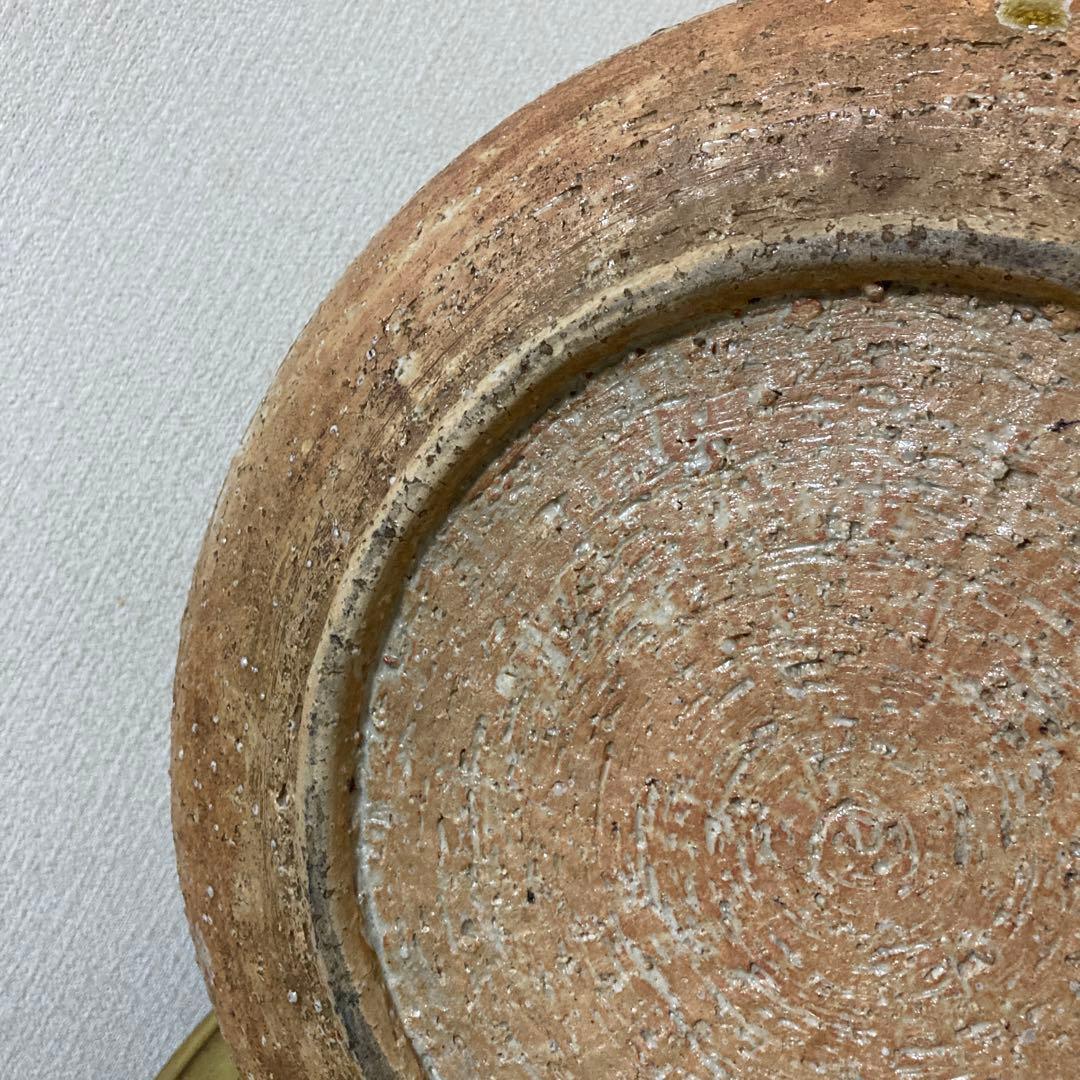 時代　大鉢　盛鉢　大皿　飾り皿〈検 信楽焼　古瀬戸　伊賀　織部　唐津　萩