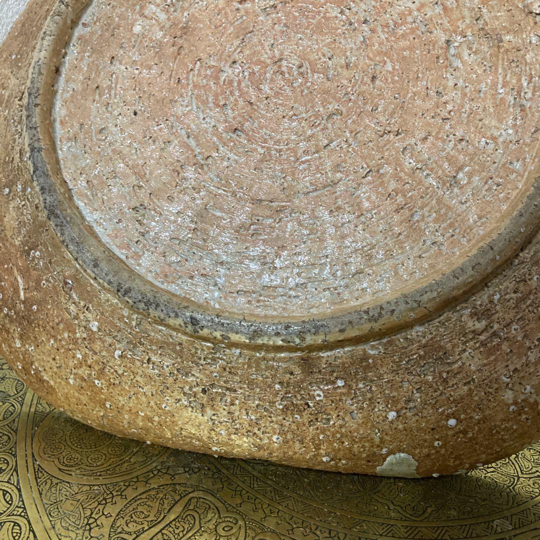 時代　大鉢　盛鉢　大皿　飾り皿〈検 信楽焼　古瀬戸　伊賀　織部　唐津　萩