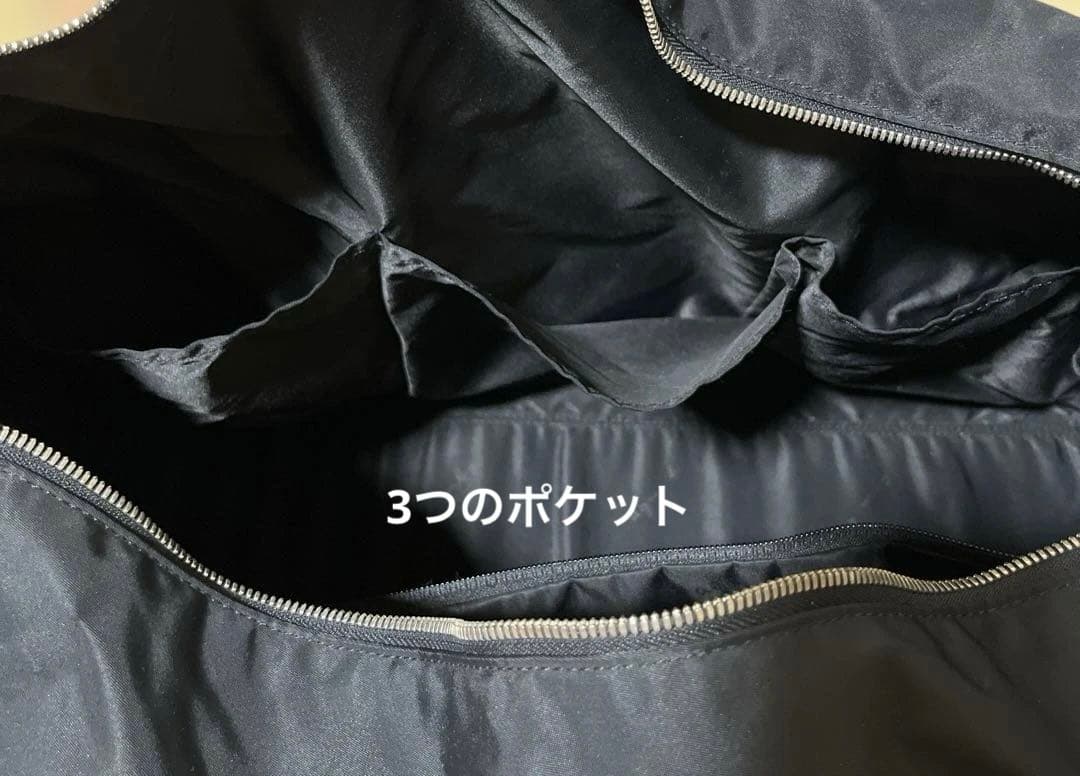 アニエスベー ボストンバッグ ナイロン ブラック 大容量 旅行バッグ バッグ