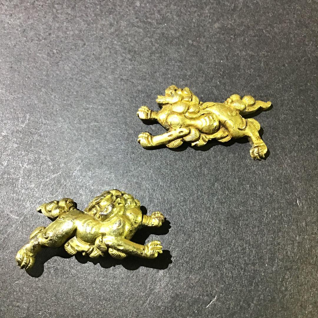 獅子目貫　江戸時代　　　書1