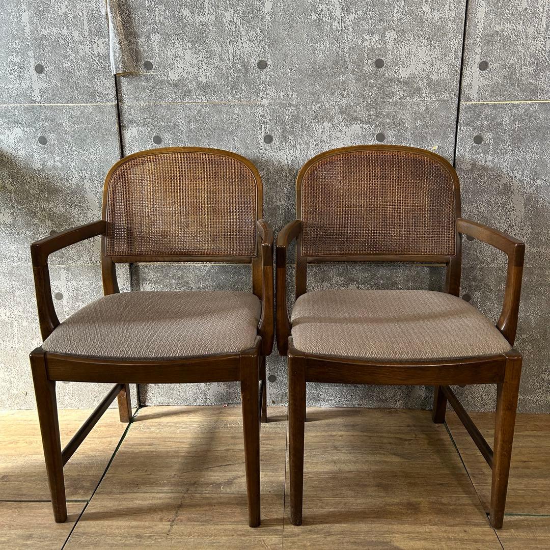 ꧁カリモク家具 karimoku꧂ダイニングテーブル&アームチェア2脚セット