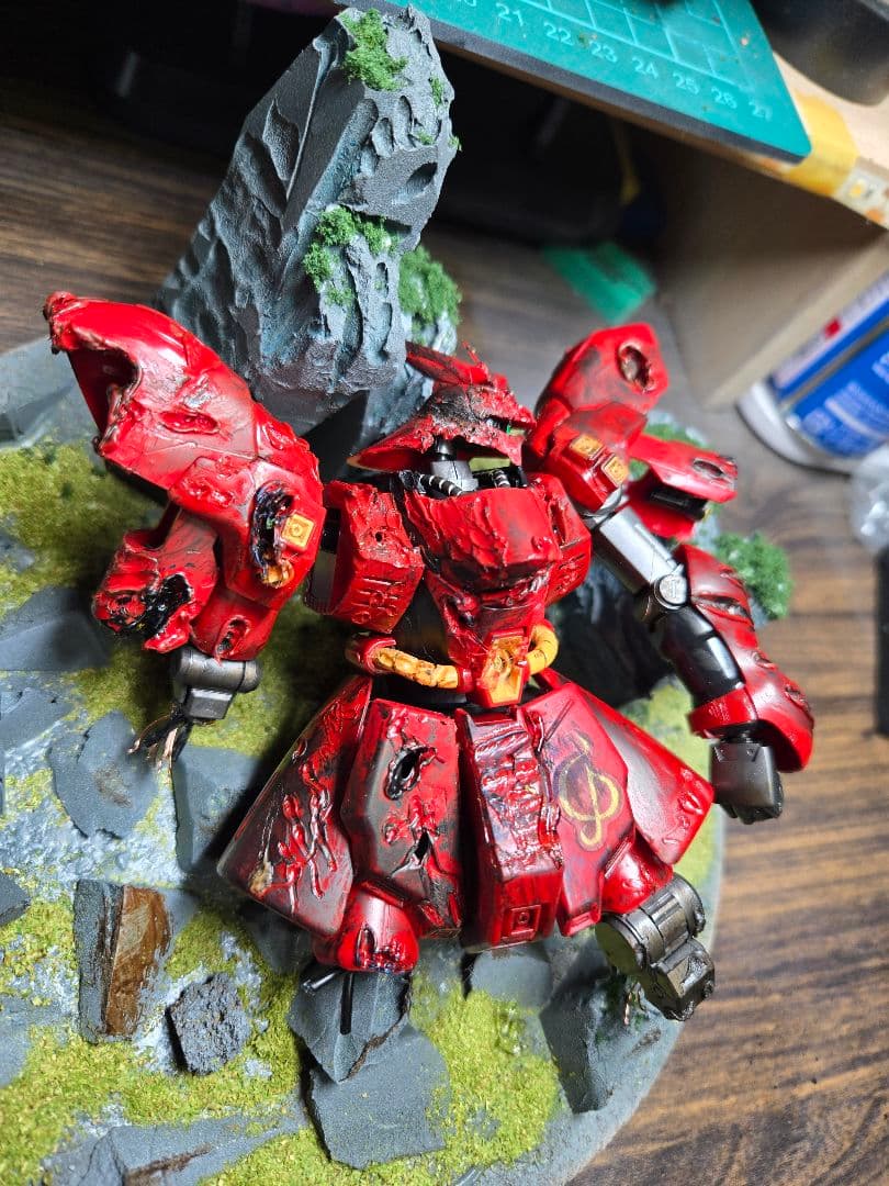 サザビー　ジオラマ